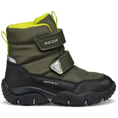 Geox Baby-Jungen B Baltic Boy B ABX Ankle Boot, DK Green/Lime Green, 24 EU Geox Baby-Jungen B Baltic Boy B ABX Ankle Boot, DK Green/Lime Green, 24 EU
