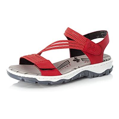 Rieker Damen Sandalen & Flip Flops 68871-33 rot / 33 Gr.36 Rieker Damen Sandalen & Flip Flops 68871-33 rot / 33 Gr.36