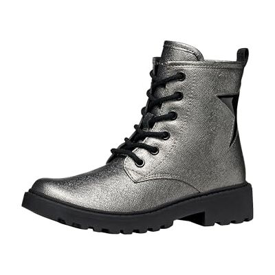 Geox JUNIOR J CASEY GIRL ANKLE BOOTS GRAPHITE/BLACK 35_EU Geox JUNIOR J CASEY GIRL ANKLE BOOTS GRAPHITE/BLACK 35_EU