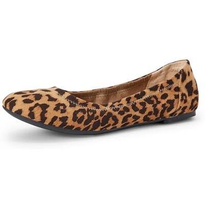 Amazon Essentials Damen Ballerinas Belice Zum Hineinschlüpfen, Hellbraun Leopardenmuster, 39 EU Amazon Essentials Damen Ballerinas Belice Zum Hineinschlüpfen, Hellbraun Leopardenmuster, 39 EU