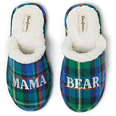 Dearfoams Damen 26040-00614 Mama Bear Plaid Clog, Rot, Größe:, Grünes Karomuster, 7-8 US Dearfoams Damen 26040-00614 Mama Bear Plaid Clog, Rot, Größe:, Grünes Karomuster, 7-8 US