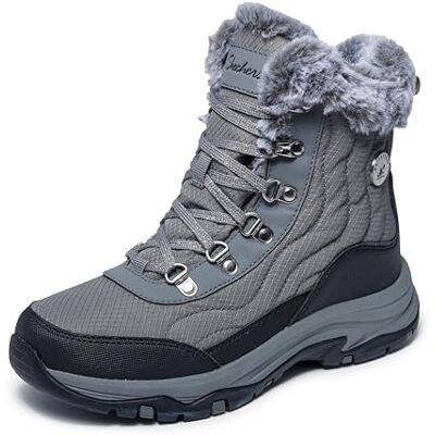Skechers Women's Trego-Stormie Ankle Boot, anthrazit, 38.5 EU Skechers Women's Trego-Stormie Ankle Boot, anthrazit, 38.5 EU