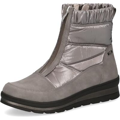 CAPRICE Damen Winterstiefel ohne Absatz Vegan Wasserabweisend, Braun (Taupe Comb), 37.5 EU CAPRICE Damen Winterstiefel ohne Absatz Vegan Wasserabweisend, Braun (Taupe Comb), 37.5 EU