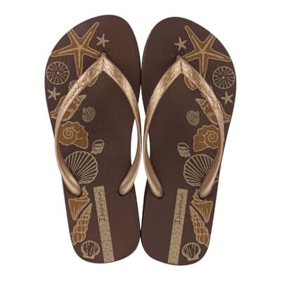 Ipanema Classica Happy XI Fem Flache Sandalen für Damen, gold, 37 EU Ipanema Classica Happy XI Fem Flache Sandalen für Damen, gold, 37 EU