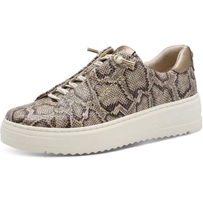 MARCO TOZZI Damen Sneaker flach mit Wechselfußbett Freizeit, Mehrfarbig (Dune Structure), 40 EU MARCO TOZZI Damen Sneaker flach mit Wechselfußbett Freizeit, Mehrfarbig (Dune Structure), 40 EU