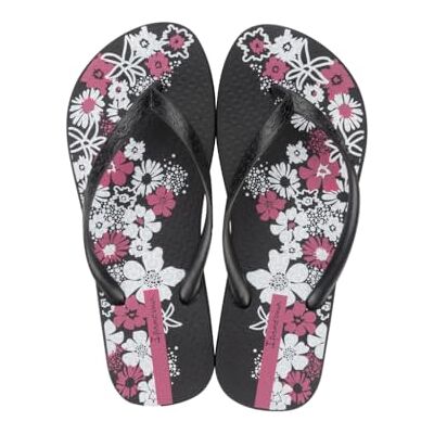 Ipanema Classica Happy XII Fem Damen-Flip-Flops, Schwarz, 41/42 EU Ipanema Classica Happy XII Fem Damen-Flip-Flops, Schwarz, 41/42 EU