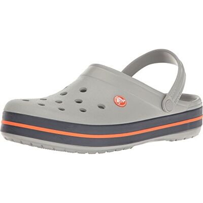 Crocs Unisex Erwachsene Crocband Clog Clog, Light Grey/Navy, 36/37 EU Crocs Unisex Erwachsene Crocband Clog Clog, Light Grey/Navy, 36/37 EU