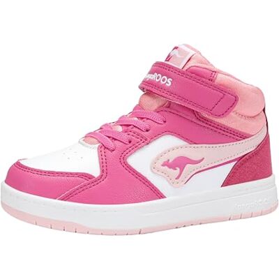 KangaROOS Mädchen K-cp Hogan Ev Sneaker, Daisy Pink Frost Pink, 33 EU KangaROOS Mädchen K-cp Hogan Ev Sneaker, Daisy Pink Frost Pink, 33 EU