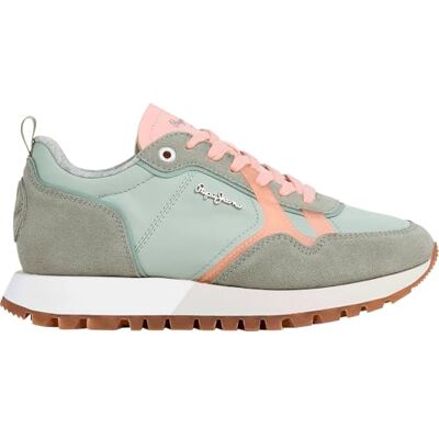 Pepe Jeans Damen Ari Snug W Sneak, Grünes Palmgrün, 5 UK Pepe Jeans Damen Ari Snug W Sneak, Grünes Palmgrün, 5 UK