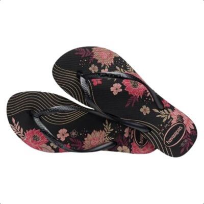 Havaianas Slim Organic, Stylische, Robuste und Vielseitige Badelatschen für Frauen mit Rutschfesten Sohlen Havaianas Slim Organic, Stylische, Robuste und Vielseitige Badelatschen für Frauen mit Rutschfesten Sohlen