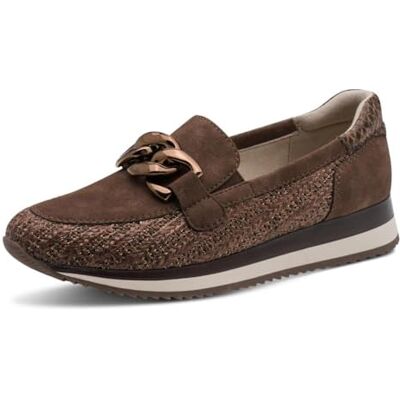 Jana Damen Slip On Vegan 8-24766-42 Sneaker, Mocca Comb, 39 EU Jana Damen Slip On Vegan 8-24766-42 Sneaker, Mocca Comb, 39 EU