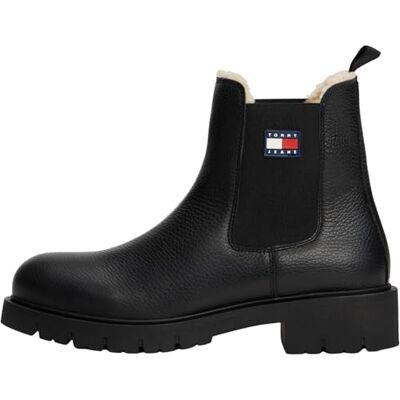 Tommy Jeans Damen Tjw Chelsea Boot Wl En0en02826 Low, Black, 36 EU Tommy Jeans Damen Tjw Chelsea Boot Wl En0en02826 Low, Black, 36 EU
