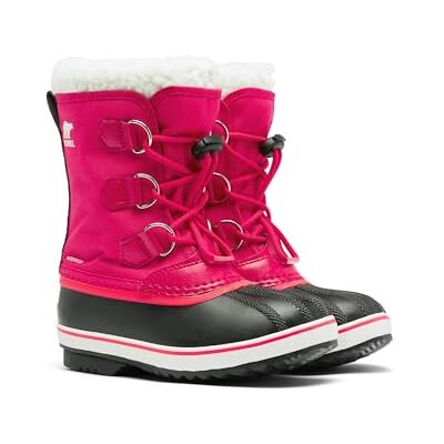 Sorel KIDS YOOT PAC NYLON WATERPROOF Schneestiefel für Unisex Kinder, Rot (Bright Rose) Youth, 38 EU Sorel KIDS YOOT PAC NYLON WATERPROOF Schneestiefel für Unisex Kinder, Rot (Bright Rose) Youth, 38 EU