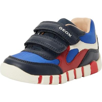 Geox Baby B IUPIDOO Boy First Steps Navy/RED 24_EU Geox Baby B IUPIDOO Boy First Steps Navy/RED 24_EU