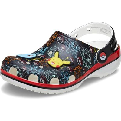 Crocs Unisex Kinder Pokemon Print Cls Clg T Clog, Multi, 25/26 EU Crocs Unisex Kinder Pokemon Print Cls Clg T Clog, Multi, 25/26 EU