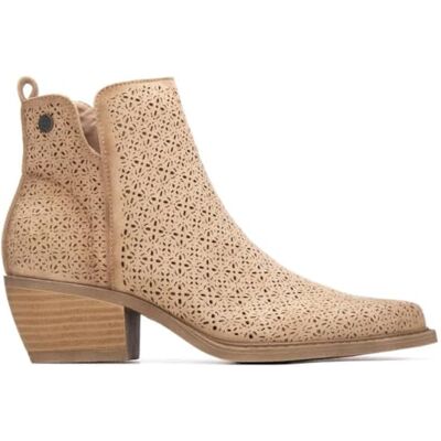 REFRESH Freizeitstiefeletten Damen Beige Bequeme und vielseitige Schuhe Casual Mode Modell 17504101 (Größe 37) REFRESH Freizeitstiefeletten Damen Beige Bequeme und vielseitige Schuhe Casual Mode Modell 17504101 (Größe 37)