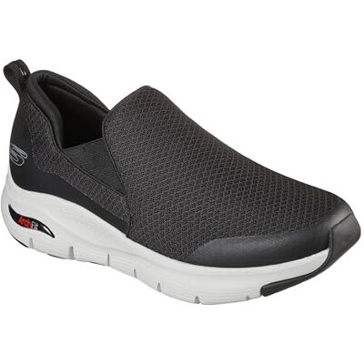 Skechers Herren Arch Fit Banlin Sneaker, Black Mesh Black Synthetic Trim, 44 EU Skechers Herren Arch Fit Banlin Sneaker, Black Mesh Black Synthetic Trim, 44 EU