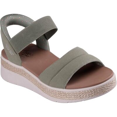 Skechers Damen Bobs Sun Ray Slip-InTurnschuhe, Olive, 38.5 EU Skechers Damen Bobs Sun Ray Slip-InTurnschuhe, Olive, 38.5 EU