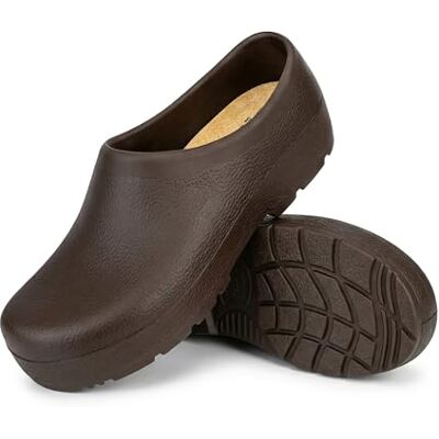 ALBATROS PURCEL Profi Clogs Unisex braun Gr. 39 – wasserdichter Freizeit- und Gartenschuh für Herren und Damen mit Premium Fußbett ALBATROS PURCEL Profi Clogs Unisex braun Gr. 39 – wasserdichter Freizeit- und Gartenschuh für Herren und Damen mit Premium Fußbett