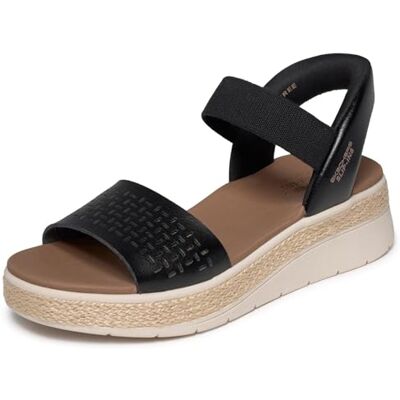 Skechers Damen Bobs Sun Ray Step Aside Turnschuhe, Black, 38.5 EU Skechers Damen Bobs Sun Ray Step Aside Turnschuhe, Black, 38.5 EU