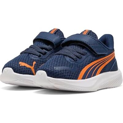 Puma Unisex Baby Pounce AC+ INF Sneaker, Persian Blue-ORANGE GLO White, 23 EU Puma Unisex Baby Pounce AC+ INF Sneaker, Persian Blue-ORANGE GLO White, 23 EU