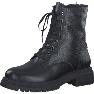 Tamaris Damen Warmfutter Stiefel Leder bequem; BLACK LEATHER, EU 38 Tamaris Damen Warmfutter Stiefel Leder bequem; BLACK LEATHER, EU 38