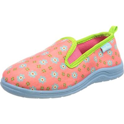 Playshoes Blumen, Unisex-Kinder Niedrige Hausschuhe, Pink (Pink 18), 26/27 EU (9 Child UK) Playshoes Blumen, Unisex-Kinder Niedrige Hausschuhe, Pink (Pink 18), 26/27 EU (9 Child UK)