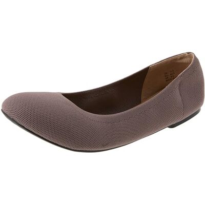 Amazon Essentials Damen Ballerinas aus Strick, Mauve, 46 EU Amazon Essentials Damen Ballerinas aus Strick, Mauve, 46 EU