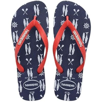 Havaianas Top Nautical Herren FlipFlop Navy/Red Ruby 43 EU Havaianas Top Nautical Herren FlipFlop Navy/Red Ruby 43 EU
