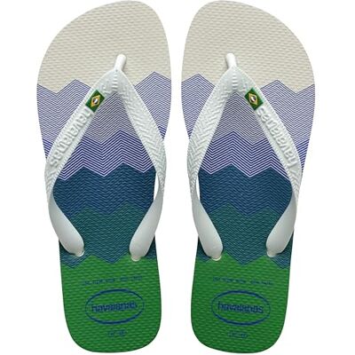 Havaianas Unisex Brasil Fresh Flip-Flop, White/White/White, 43/44 EU, weiß, 43/44 EU Havaianas Unisex Brasil Fresh Flip-Flop, White/White/White, 43/44 EU, weiß, 43/44 EU
