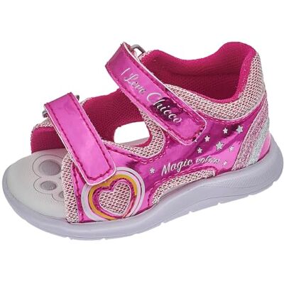 Chicco , Sandalen met Dubbele Klittenband Fuchsia, Comfortabel, Lichtgewicht, Flexibel en Atmungsaktive, Mädchen, Entworfen in Italien Chicco , Sandalen met Dubbele Klittenband Fuchsia, Comfortabel, Lichtgewicht, Flexibel en Atmungsaktive, Mädchen, Entworfen in Italien