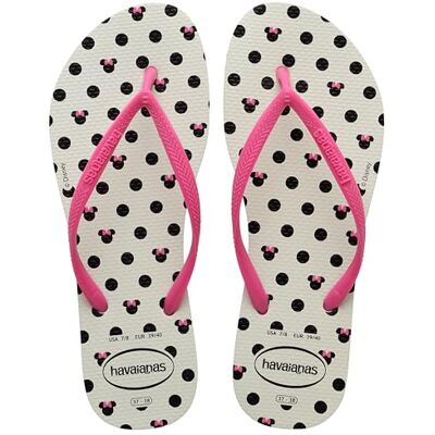 Havaianas Slim Disney (Mini Me) Mädchen FlipFlop White/Pink Flux 31 EU Havaianas Slim Disney (Mini Me) Mädchen FlipFlop White/Pink Flux 31 EU