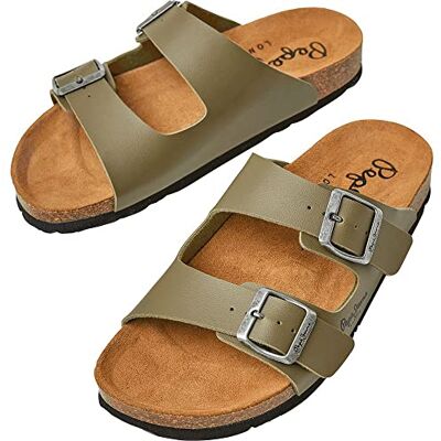 Pepe Jeans Damen Oban Classic 3 W Sandale, Grün (Forest Khaki Green), 5 Pepe Jeans Damen Oban Classic 3 W Sandale, Grün (Forest Khaki Green), 5