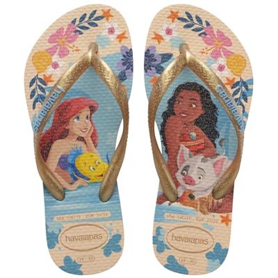 Havaianas Kids Slim Princess Mädchen FlipFlop Beige 23 EU Havaianas Kids Slim Princess Mädchen FlipFlop Beige 23 EU