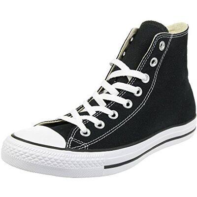 Converse Chuck Taylor All Star, Unisex-Erwachsene Hohe Sneakers, Schwarz (Black), 46.5 EU Converse Chuck Taylor All Star, Unisex-Erwachsene Hohe Sneakers, Schwarz (Black), 46.5 EU