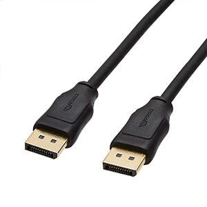 Amazon Basics AmazonBasics Verbindungskabel, DisplayPort auf DisplayPort, 0.9 m, schwarz Amazon Basics AmazonBasics Verbindungskabel, DisplayPort auf DisplayPort, 0.9 m, schwarz