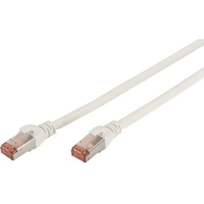 Digitus LAN Kabel Cat 6 – 10 m – 5 Stück – S/FTP Geschirmt – Weiß Digitus LAN Kabel Cat 6 – 10 m – 5 Stück – S/FTP Geschirmt – Weiß