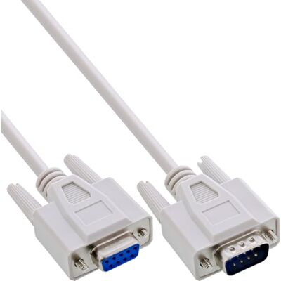 InLine 12235 Serielle Verlängerung, 9pol Stecker / Buchse, vergossen, 1:1 belegt, 5m InLine 12235 Serielle Verlängerung, 9pol Stecker / Buchse, vergossen, 1:1 belegt, 5m