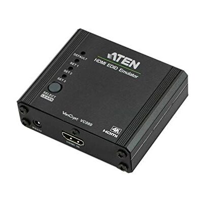 Aten VC080-AT EDID Emulator (HDMI), Schwarz Aten VC080-AT EDID Emulator (HDMI), Schwarz