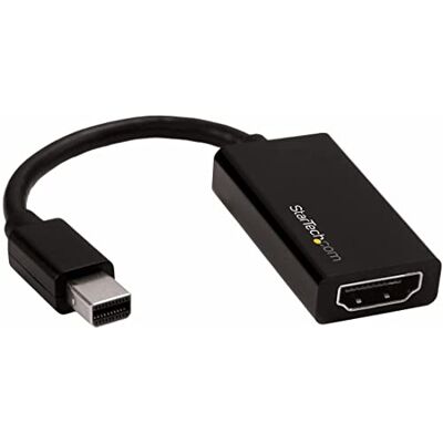 StarTech .com Mini DisplayPort auf HDMI Adapter Aktiver mDP 1.4 zu HDMI 2.0 Video Kabel 4K 60Hz Mini DP oder Thunderbolt 1/2 auf HDMI Monitor/Bildschirm mDP auf HDMI Dongle (MDP2HD4K60S) StarTech .com Mini DisplayPort auf HDMI Adapter Aktiver mDP 1.4 zu HDMI 2.0 Video Kabel 4K 60Hz Mini DP oder Thunderbolt 1/2 auf HDMI Monitor/Bildschirm mDP auf HDMI Dongle (MDP2HD4K60S)