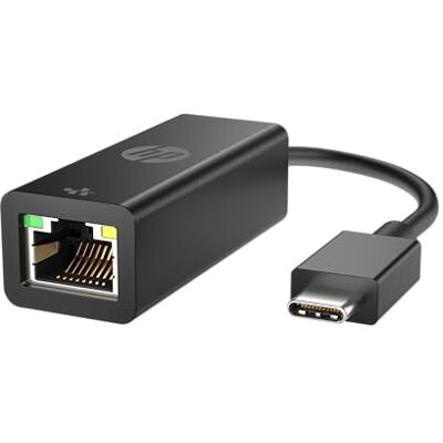 HP USB-C-zu-RJ45-Netzwerkadapter mit Status-LED, Schwarz HP USB-C-zu-RJ45-Netzwerkadapter mit Status-LED, Schwarz