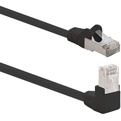 1aTTack.de 366123 Cat.6 Netzwerkkabel Winkel 90 Grad 0,25m schwarz 1 Stück Cat6 Patchkabel (SFTP PIMF) 1000Mbit/s Rj 45 Stecker 1 x 0,25m Meter schwarz 1aTTack.de 366123 Cat.6 Netzwerkkabel Winkel 90 Grad 0,25m schwarz 1 Stück Cat6 Patchkabel (SFTP PIMF) 1000Mbit/s Rj 45 Stecker 1 x 0,25m Meter schwarz