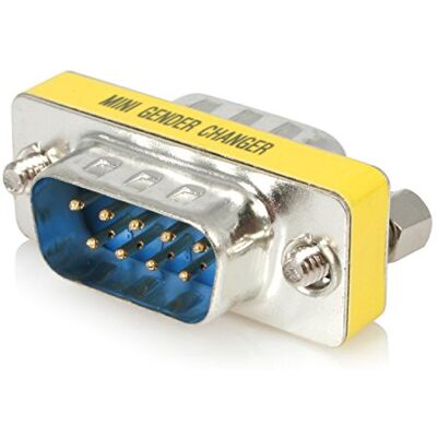 StarTech .com GC9SM Seriell DB9 Gender Changer (St/St) Silber StarTech .com GC9SM Seriell DB9 Gender Changer (St/St) Silber