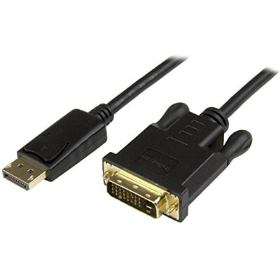 StarTech 91 cm DisplayPort auf DVI Kabel Adapter/Koverter 1920x1200/1080p schwarz StarTech 91 cm DisplayPort auf DVI Kabel Adapter/Koverter 1920x1200/1080p schwarz
