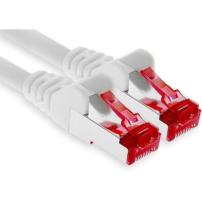 1aTTack.de 1x 3 Meter CAT6 Patchkabel S/FTP PIMF Schirmung CAT.6 RJ45 Netzwerkkabel Ethernetkabel DSL LAN Router Switch Modem Patchfeld weiß 1 Stück 1aTTack.de 1x 3 Meter CAT6 Patchkabel S/FTP PIMF Schirmung CAT.6 RJ45 Netzwerkkabel Ethernetkabel DSL LAN Router Switch Modem Patchfeld weiß 1 Stück