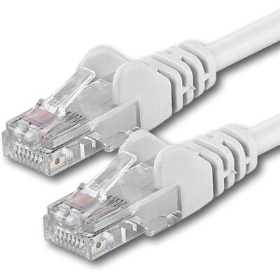 1aTTack.de 3,0m weiß 1 Stück CAT.6 CAT6 Ethernet-Lan-Netzwerk-Kabel 1000 Mbit/s Patchkabel 1aTTack.de 3,0m weiß 1 Stück CAT.6 CAT6 Ethernet-Lan-Netzwerk-Kabel 1000 Mbit/s Patchkabel
