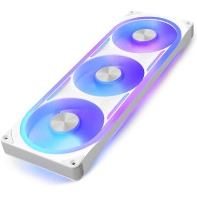 NZXT F360U Ultra 360mm single-frame Multi-Zone RGB Lüfter Weiß 360mm single-frame Ultra-Einheit mit drei 120mm Lüftern und Multi-Zonen-RGB. Flüsterleise, premium, CAM-synced. NZXT F360U Ultra 360mm single-frame Multi-Zone RGB Lüfter Weiß 360mm single-frame Ultra-Einheit mit drei 120mm Lüftern und Multi-Zonen-RGB. Flüsterleise, premium, CAM-synced.