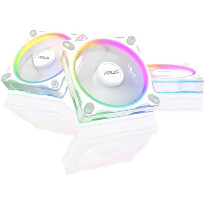 Asus Prime MR120 White 3in1 ARGB-Gehäuselüfter 3er Pack Asus Prime MR120 White 3in1 ARGB-Gehäuselüfter 3er Pack