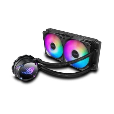 Asus ROG Strix LC II 240 ARGB Prozessor All-in-One-Flüssigkeitskühler 12 cm Schwarz Asus ROG Strix LC II 240 ARGB Prozessor All-in-One-Flüssigkeitskühler 12 cm Schwarz