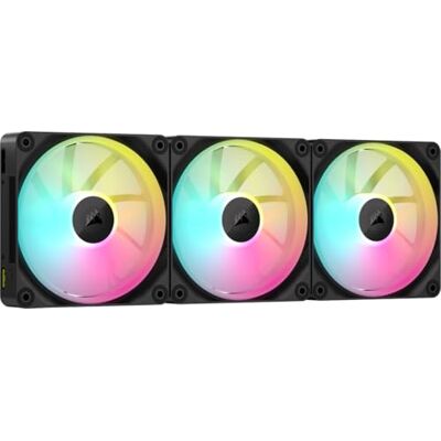 Corsair iCUE LINK LX120 RGB 120mm PWM-Lüfter Dreierpack – Dual Light Loops – Inklusive iCUE LINK System Hub – AirGuide Technologie – Schwarz Corsair iCUE LINK LX120 RGB 120mm PWM-Lüfter Dreierpack – Dual Light Loops – Inklusive iCUE LINK System Hub – AirGuide Technologie – Schwarz